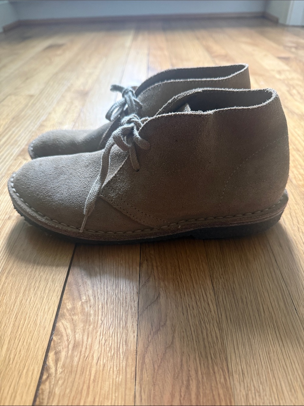 Crewcuts Kids Suede Chukka Boots in Tan